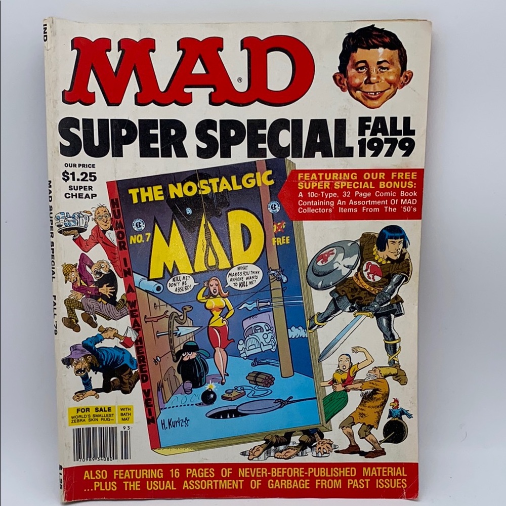 MAD Magazine Super Special Fall 1979 No. 28 with Nostalgic Mad 7 Comic Book